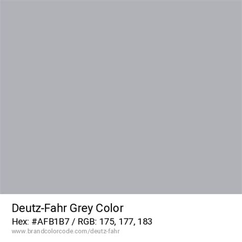 Deutz-Fahr Brand Color Codes » BrandColorCode.com