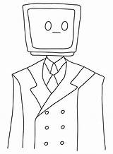 30  TV Man Coloring Pages Free Printable PDF JPG PNG & Online Coloring sketch template