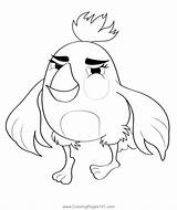Angry Bird 1 Coloring Page For Kids  Free Birds Printable sketch template