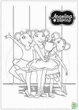 Angelina Ballerina Coloring Page Dinokids  Coloring Home sketch template