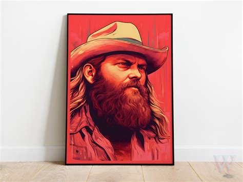 Chris Stapleton Printable Poster, Chris Stapleton Music Poster, Unique ...