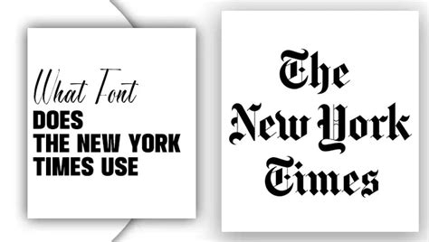 What Font Does The New York Times Use: Timeless Elegance