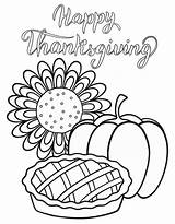 Thanksgiving Coloring Pages Free Printable PDF sketch template