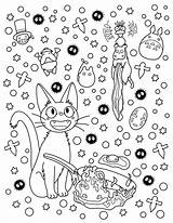 Cute Studio Ghibli Coloring Pages  Free Printable Templates sketch template