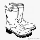 Rain Boots Coloring Pages  Free & Printable sketch template