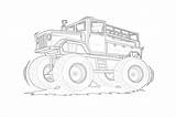 Big Truck Coloring Pages For Kids sketch template
