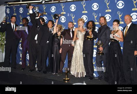 the LOST cast attend the 57th Annual Primetime EMMY Awards at the ...