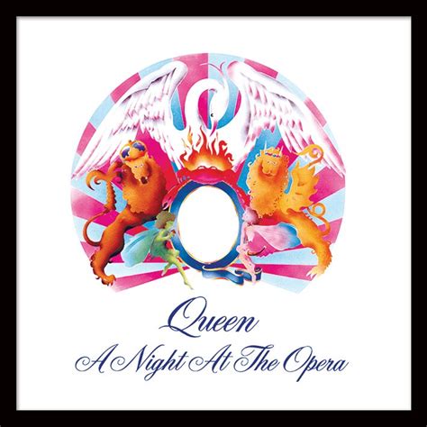 Art Group Queen 'A Night at the Opera' Album Cover Framed Wall art ...