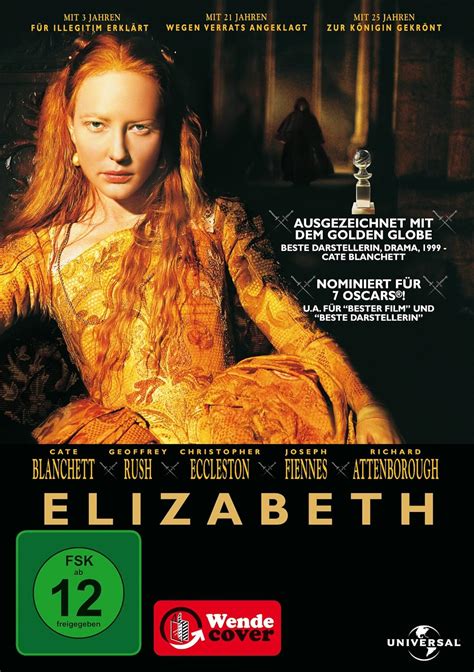 Elizabeth [1998] [DVD] [2002]: Amazon.co.uk: Cate Blanchett, Geoffrey ...