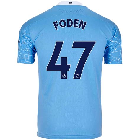 2020/21 Phil Foden Manchester City Home Authentic Jersey - Soccer Master