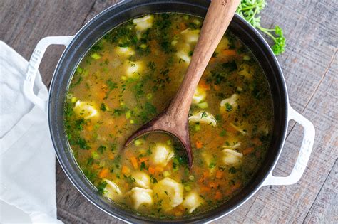 Dumpling (Pelmeni) Soup - Momsdish