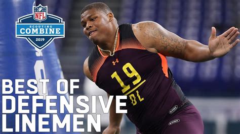 Best of Defensive Linemen Workouts! | 2019 NFL Scouting Combine Highlights - YouTube