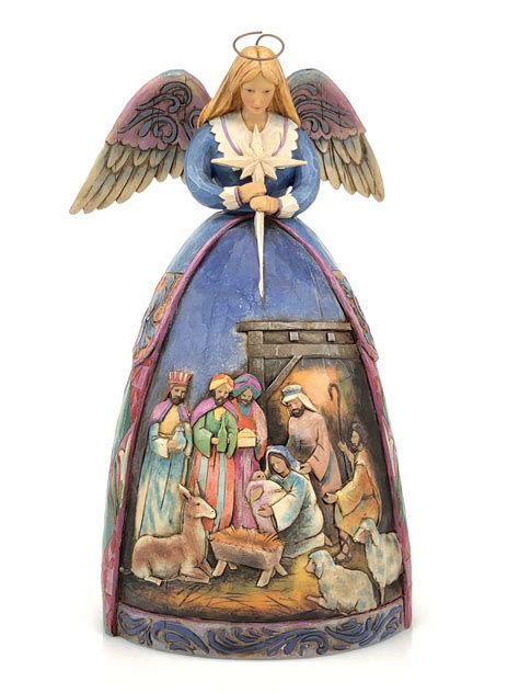 Lot - Jim Shore Angel Nativity Gown "A Star Shall Guide"