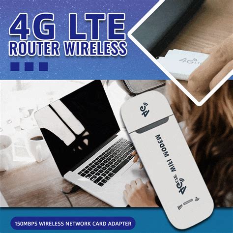 4G LTE Router Wireless Network Card Adapter USB Mobile Broadband Wireless Network Card
