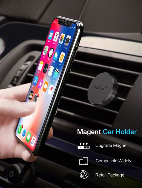 Magnetic Car Phone Holder | Air vent phone holder, Phone holder, Car ...