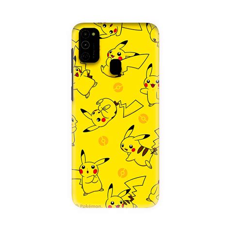 Pikachu Phone Back Case For Samsung M21 Back Cover & Case At 99 Only - Spkases