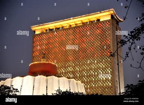 Mumbai India - Iconic Buildings Legislative Assembly The Vidhan Sabha or Vidhan Bhavan Lighting ...