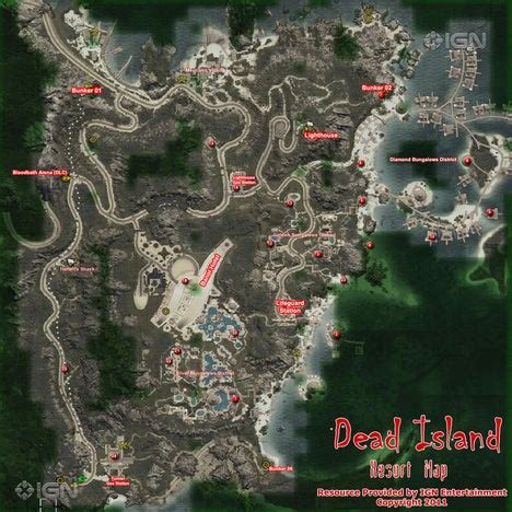 ID Cards - Resort Map - Dead Island Wiki Guide - IGN