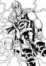 Printable Thor Coloring Pages  Templates sketch template