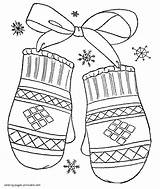 Free Printable Winter Clothes Coloring Pages sketch template