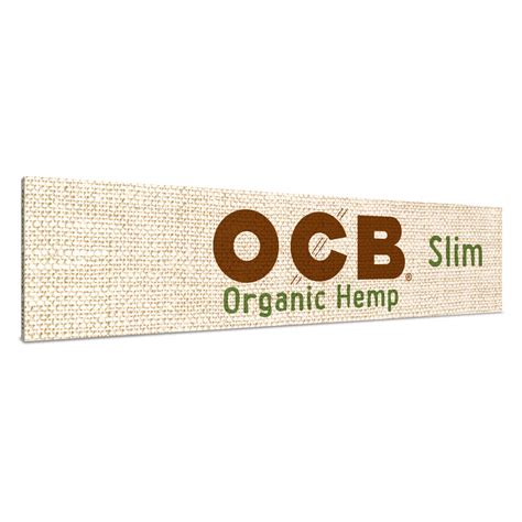 OCB Cones & Rolling Papers: OCB Organic Hemp Papers - Slim Size | Leafly