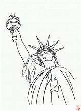 Printable Statue Of Liberty Coloring Pages Free sketch template
