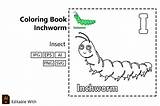 Inchworm Coloring Pages Sketch Page sketch template
