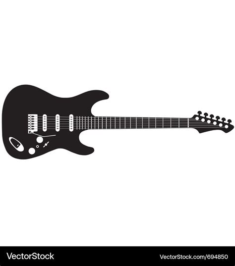 Electric Guitar Silhouette Clip Art