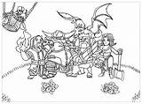 Clash Clans How To Draw Royale Sketch Coloring Page sketch template