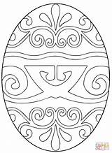 Coloriage  Pisanka oeuf de Pâques Ukrainien Coloriages à Imprimer sketch template