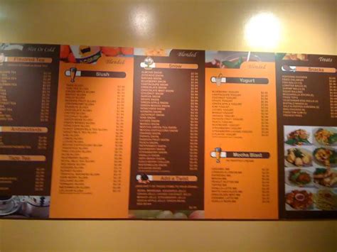 Menu at Boba Tea House cafe, Loma Linda, Barton Rd