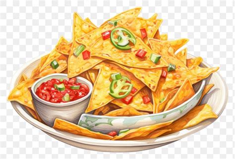 PNG Nachos snack plate food, | Premium PNG - rawpixel