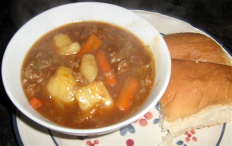 Recipe for the Best Ground Beef Minced Stew - Delishably