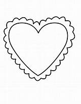 Valentine Heart Coloring Pages  Best For Kids sketch template