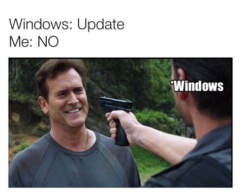 Windows update meme - Chameleon Memes