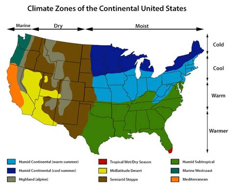 World Climate Zone Map For Kids