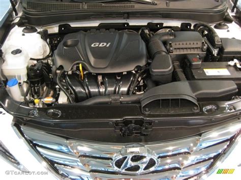 2011 Hyundai Sonata Limited 2.4 Liter GDI DOHC 16-Valve CVVT 4 Cylinder Engine Photo #37841123 ...