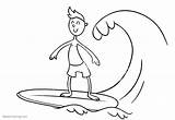 Printable Surfboard Coloring Pages Sketch Page sketch template