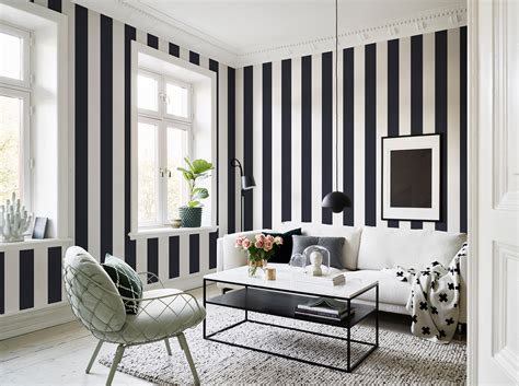 10 Striped Wallpaper Design Ideas - Bright Bazaar by Will Taylor