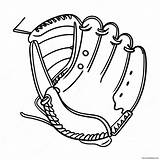 Baseball Glove Coloring Page 51853 41008 sketch template
