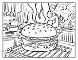 85  Cheeseburger Coloring Pages For Kids & Adults Free Printable PDFs sketch template