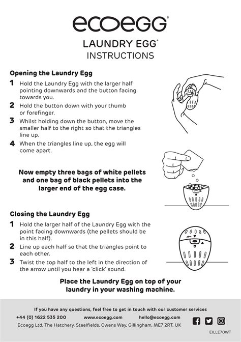 ECOEGG LAUNDRY EGG INSTRUCTIONS Pdf Download | ManualsLib