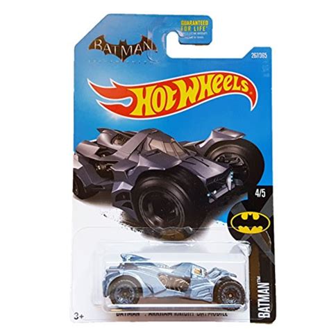 hot wheels 2017 batman arkham knight batmobile 267/365, gray - Walmart.com