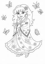 Gypsy Coloring Pages Sketch Coloring Page sketch template