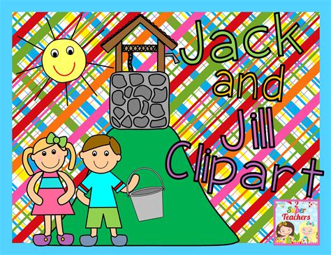 Jack and Jill Clipart Pack has 12 jpegs & all black lines included. By~ 2 Super Teachers on TPT♥ ...