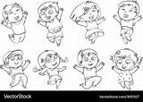 Jump Coloring Pages sketch template
