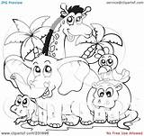 Zoo Animals Coloring Pages Pretty Images Of  sketch template