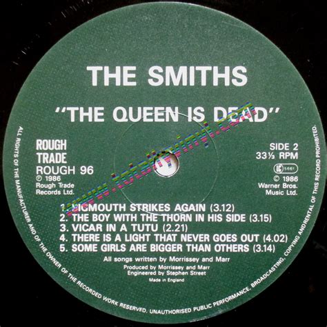 Totally Vinyl Records || Smiths, The - The queen is dead LP Special Cover