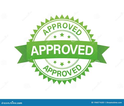 Fda Approved Label Cartoon Vector | CartoonDealer.com #158943385