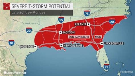 More severe weather in Mississippi possible on Sunday, forecasters ...